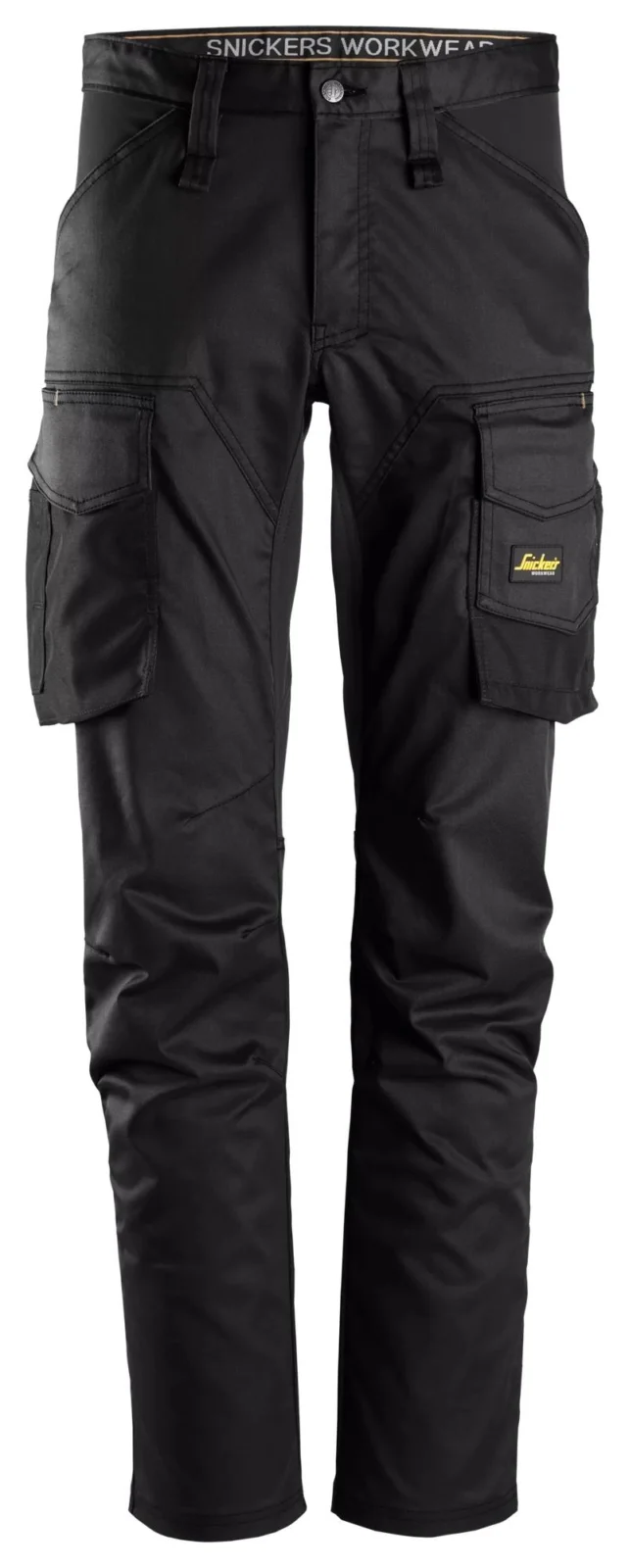 Snickers Workwear 6803 Zwart/Zwart aanzicht 1