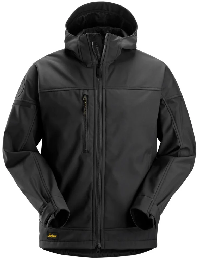 Snickers Workwear 1226 Zwart/Zwart aanzicht 1