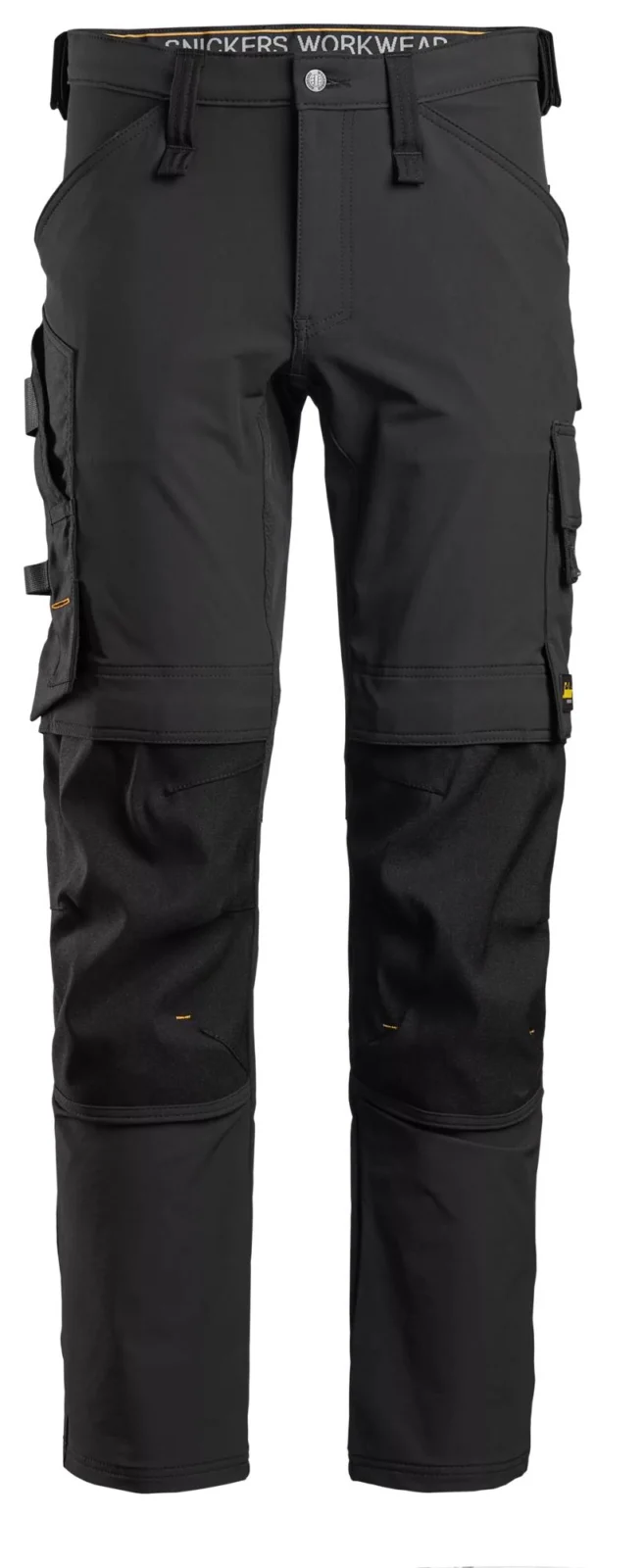 Snickers Workwear 6371 Zwart/Zwart aanzicht 1