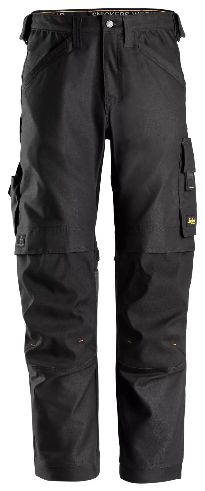 6324 Canvas Stretch Werkbroek Zwart/Zwart