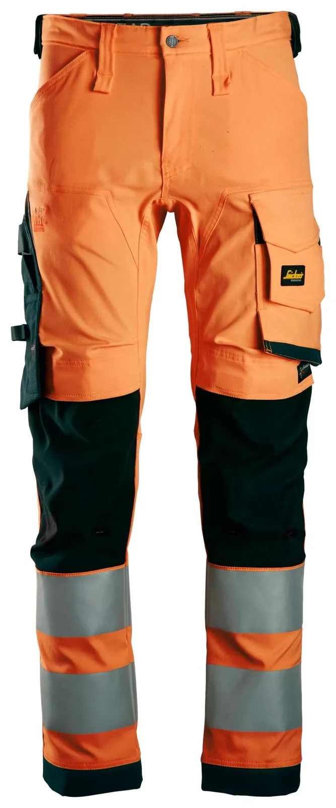 Snickers Workwear 6343 Oranje/Zwart aanzicht 1