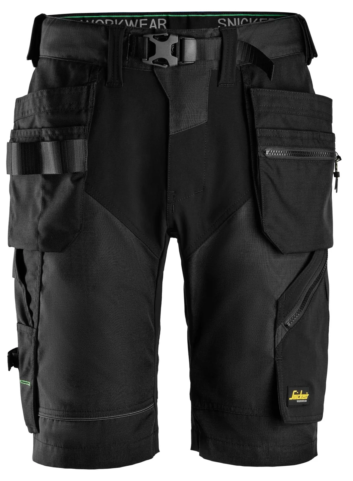 Snickers Workwear 6904 Zwart/Zwart aanzicht 1