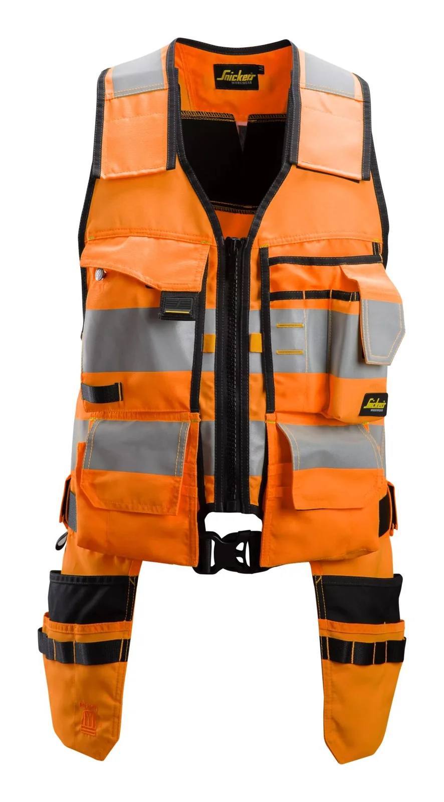 4230 Gereedschapsvest Klasse 1 Oranje/Zwart