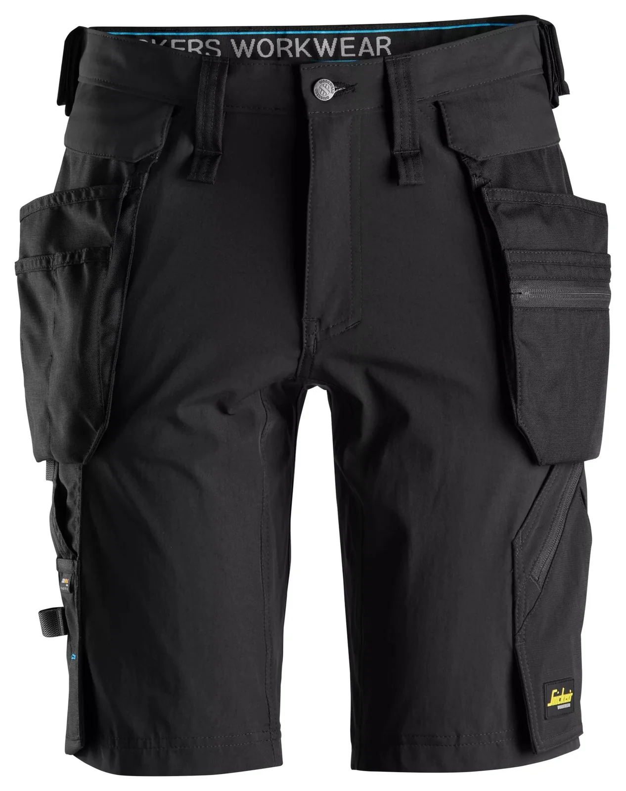 Snickers Workwear 6108 Zwart/Zwart aanzicht 1