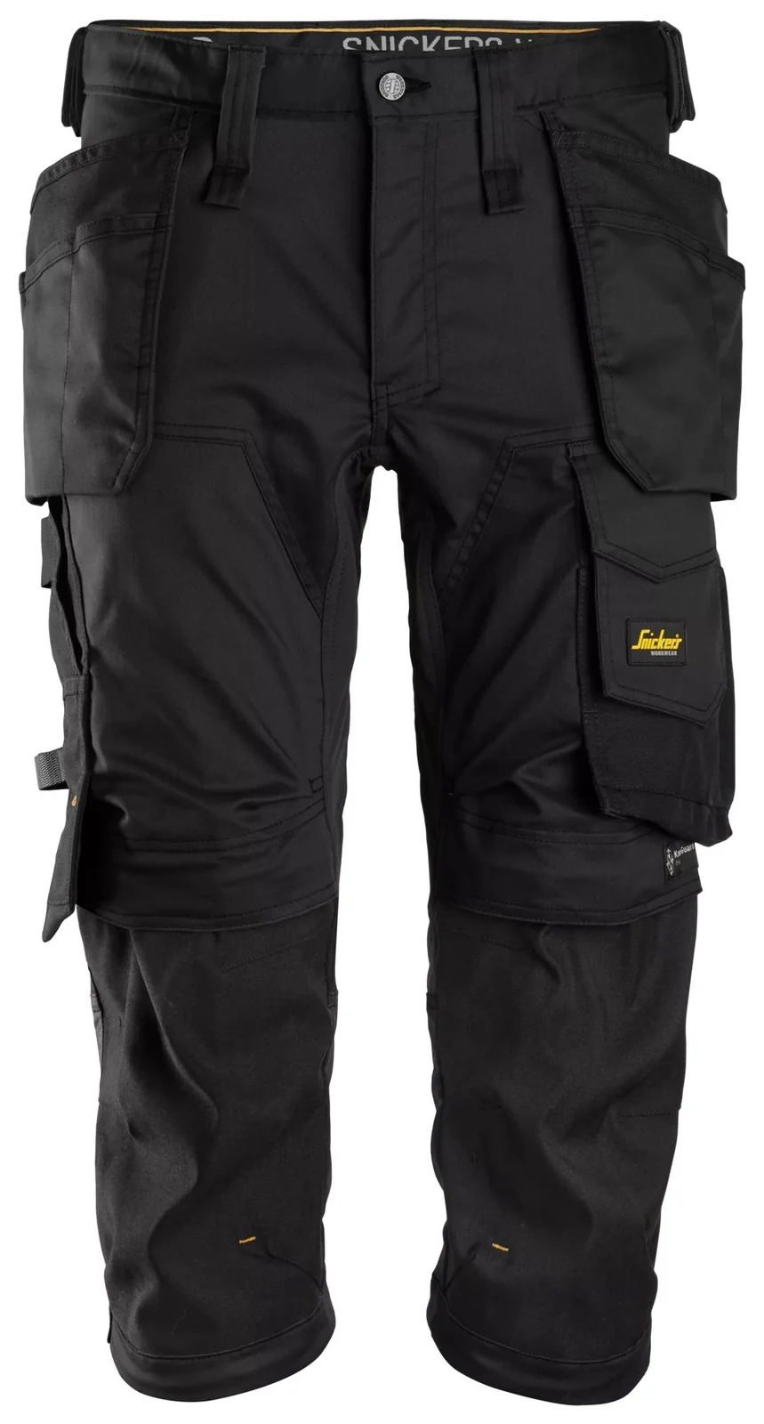 Snickers Workwear 6142 Zwart/Zwart aanzicht 1