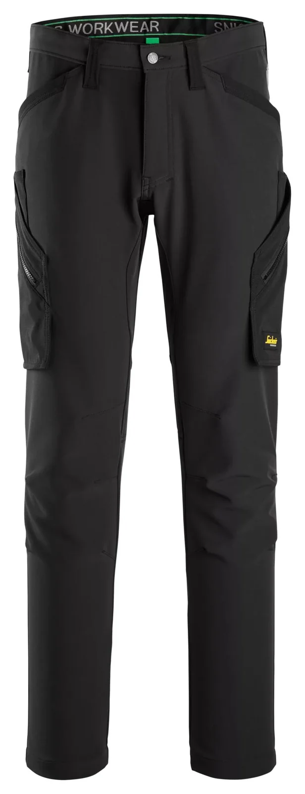 Snickers Workwear 6873 Zwart/Zwart aanzicht 1
