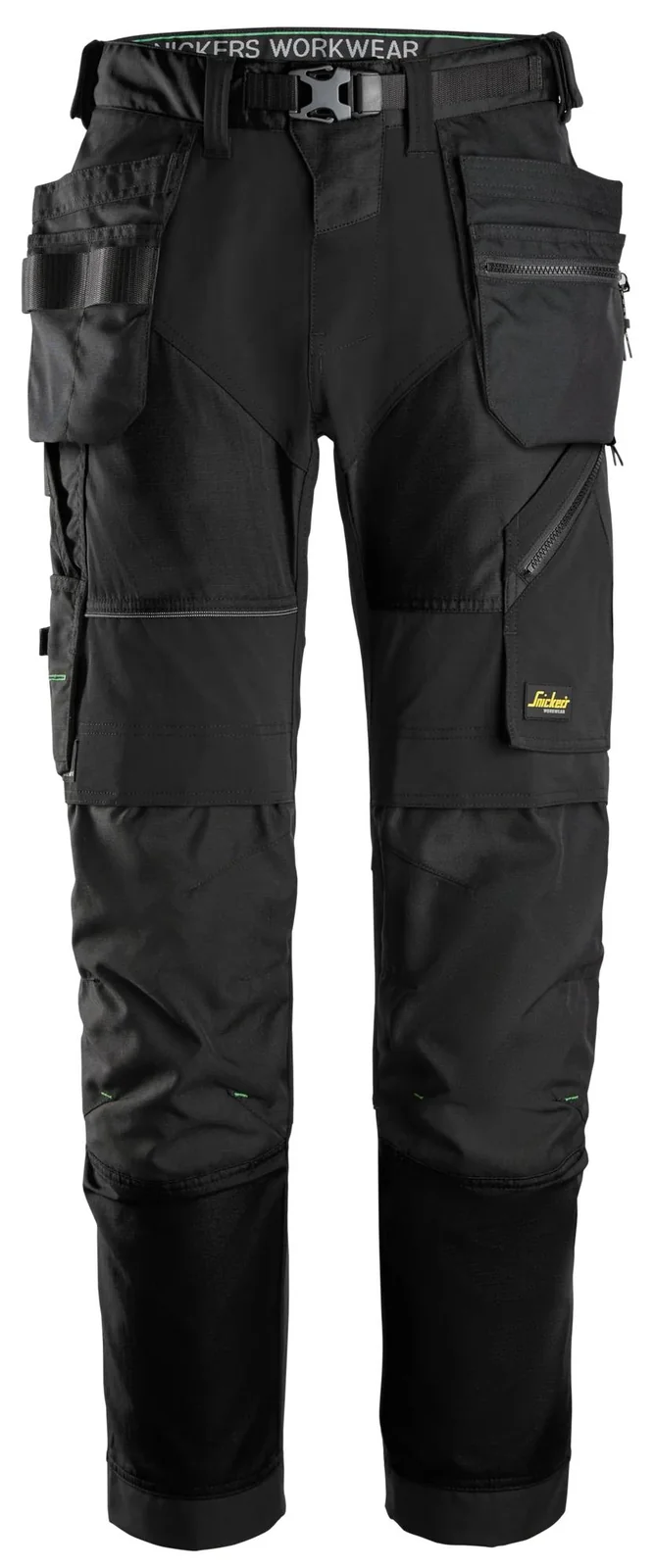 Snickers Workwear 6902 Zwart/Zwart aanzicht 1