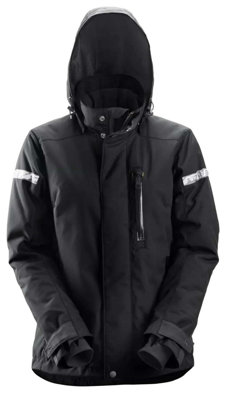 Snickers Workwear 1127 Zwart/Zwart aanzicht 1