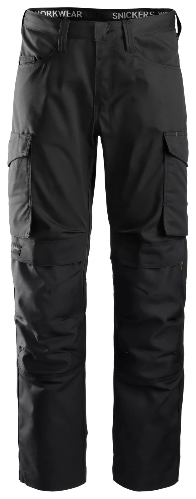 Snickers Workwear 6801 Zwart/Zwart aanzicht 1